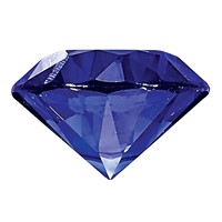 3.25mm Round Diamond-cut Blue Sapphire AA Quality view 2