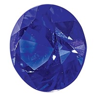 3.25mm Round Diamond-cut Blue Sapphire AA Quality view 3