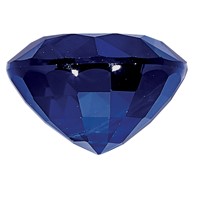 4.5mm Round Blue Sapphire a Quality view 2