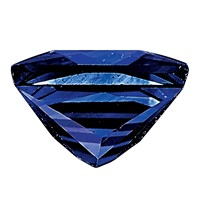 3.75mm Princess Blue Sapphire AA Quality view 2