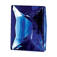 3.75mm Princess Blue Sapphire AA Quality view 4
