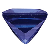 3mm Princess Blue Sapphire a Quality view 2