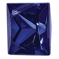 3mm Princess Blue Sapphire a Quality view 3