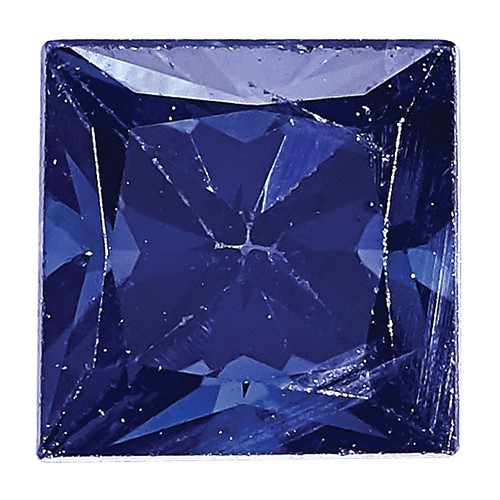 2.75mm Princess Blue Sapphire a Quality