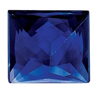 3.75mm Princess Blue Sapphire AA Quality view 5