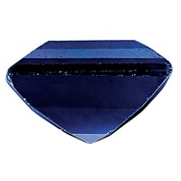 3mm Square Step-cut Blue Sapphire a Quality view 2
