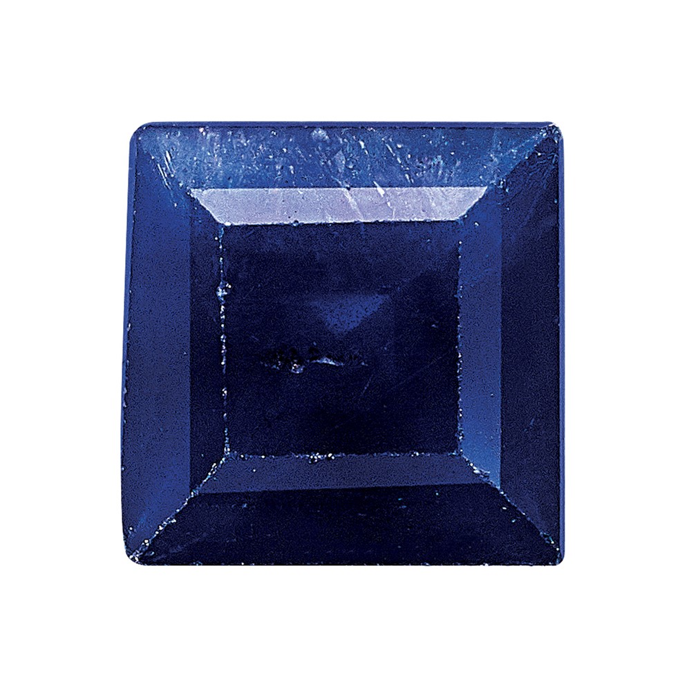3mm Square Step-cut Blue Sapphire a Quality