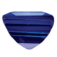 3.75mm Square Step-cut Blue Sapphire AA Quality view 2