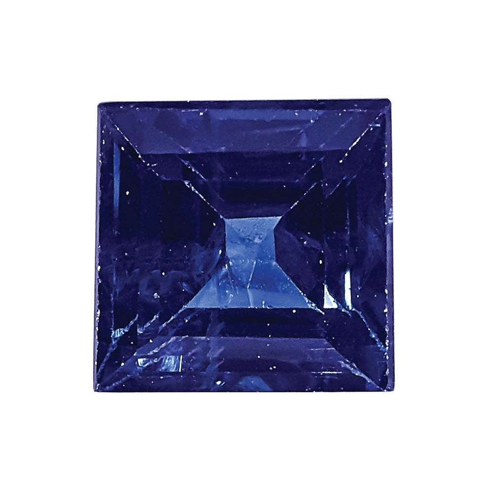 3.75mm Square Step-cut Blue Sapphire AA Quality