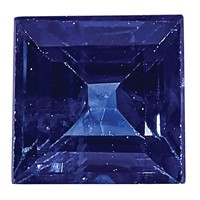 3.75mm Square Step-cut Blue Sapphire AA Quality view 1