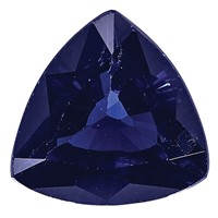 7mm Trillion Blue Sapphire a Quality view 1
