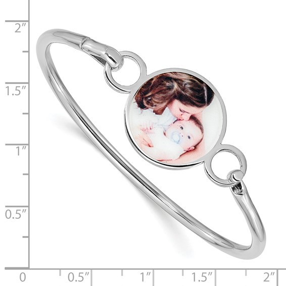 Round Picture Jewelry Bangle