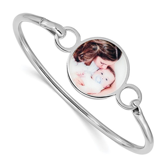 Round Picture Jewelry Bangle