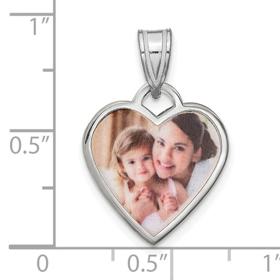 Heart Picture Jewelry Charm                                             