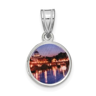 Round Disc Picture Jewelry Charm