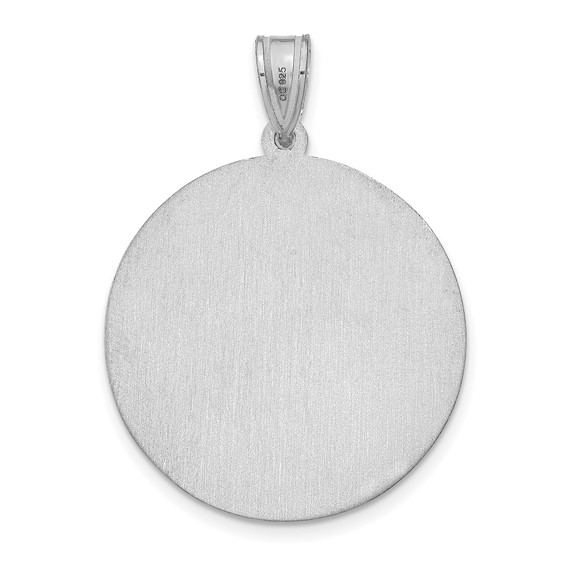 Faceted Disc Picture Jewelry Charm                                