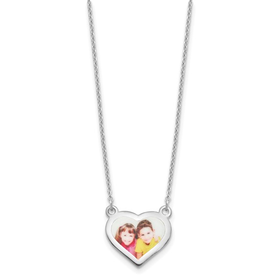 Picture Jewelry Heart Necklace