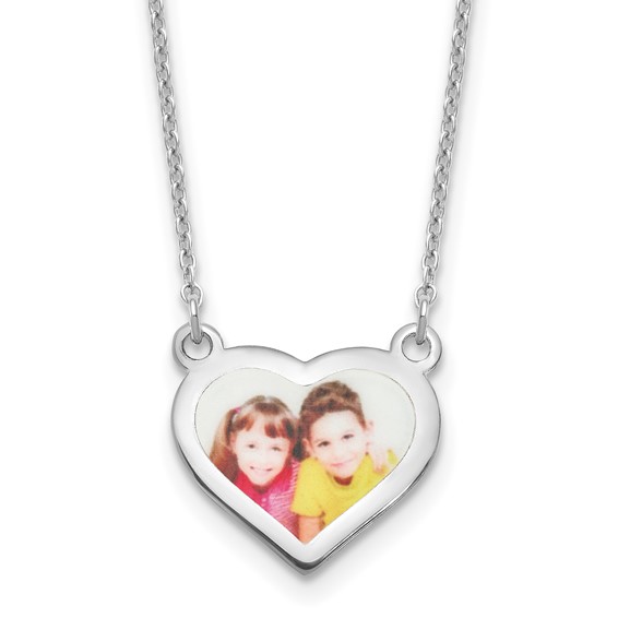 Picture Jewelry Heart Necklace