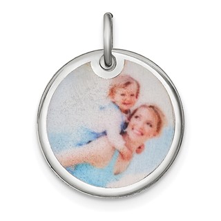 Picture Jewelry Disc Charm                                        