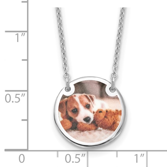 Picture Jewelry Disc Necklace                                    
