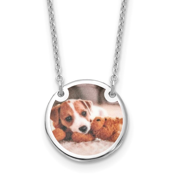 Picture Jewelry Disc Necklace                                    