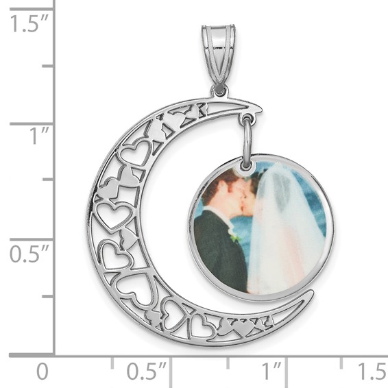 Moon with Picture Jewelry Disc                                          