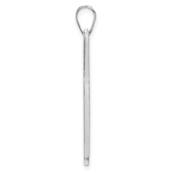 Sterling Silver/Rhodium-plated Animal Ears Picture Jewelry Pendant