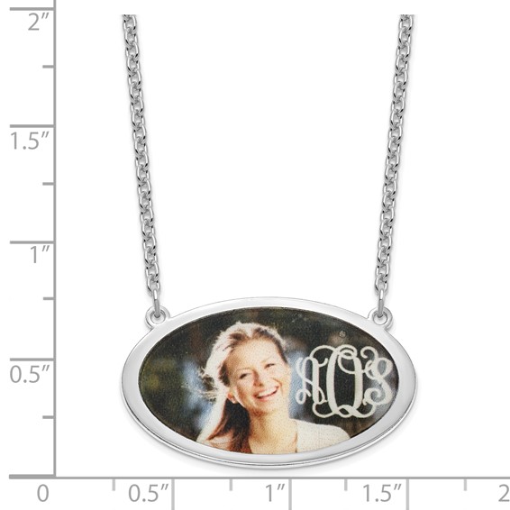 Personalized Oval Picture Jewelry Necklaces