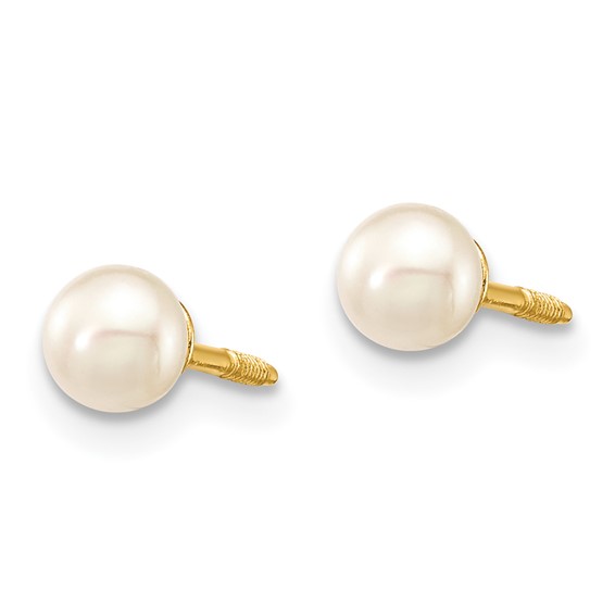 Gold Childrens Pearl Set
