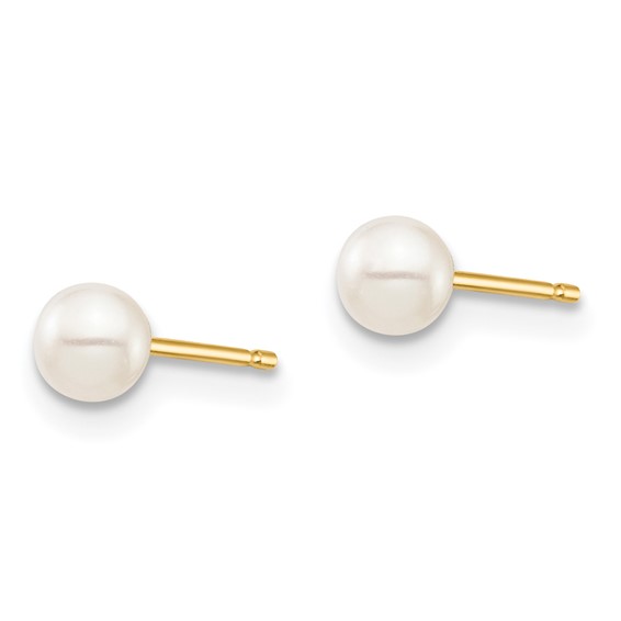 Madi K® Gold FWC Pearl Post Earrings