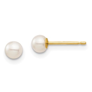 Madi K® Gold FWC Pearl Post Earrings