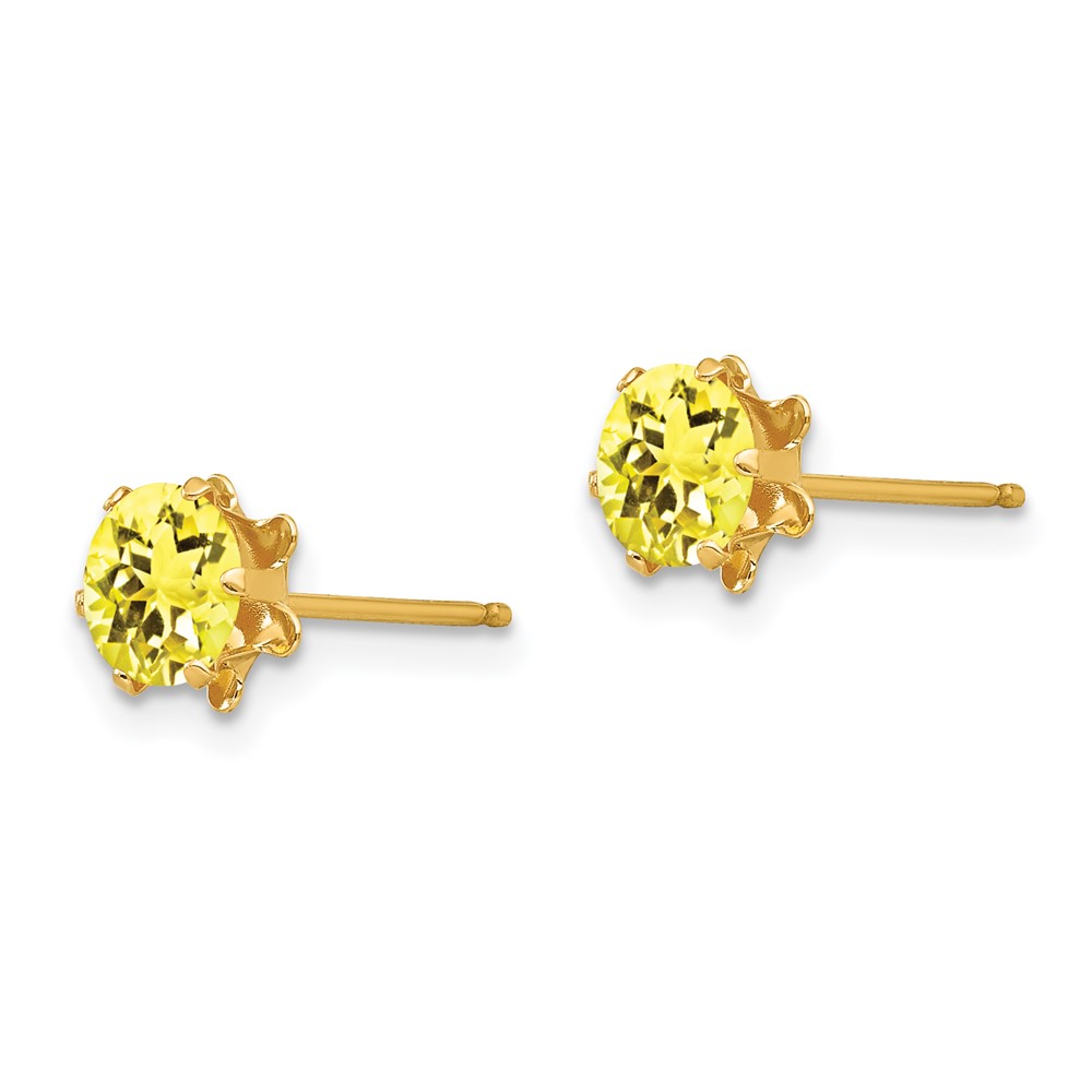 14k Madi K 5mm CZ Birthstone (Nov) Earrings (SE181)