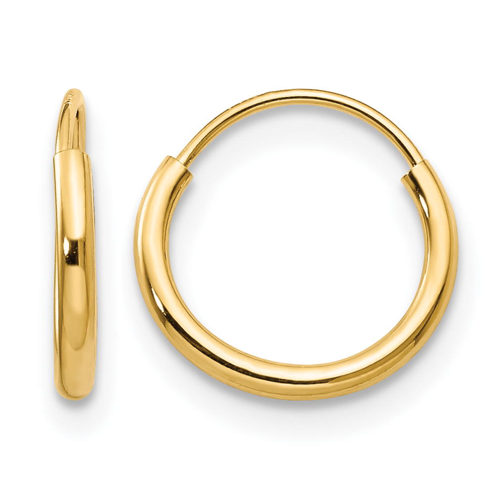 14k Madi K Endless Hoop Earrings (SE183)
