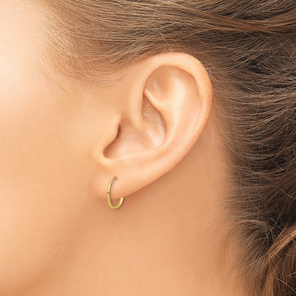 14k Madi K Endless Hoop Earrings (SE184)