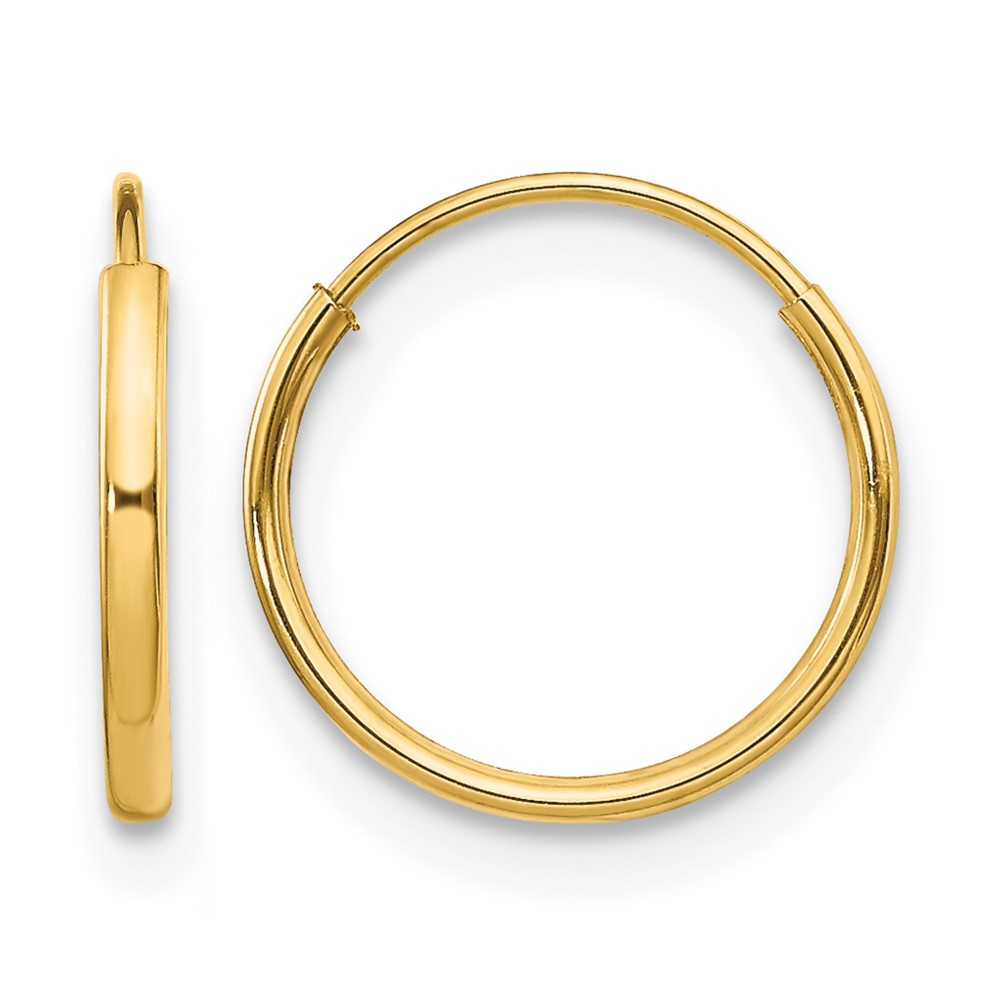 14k Madi K Endless Hoop Earrings (SE184)