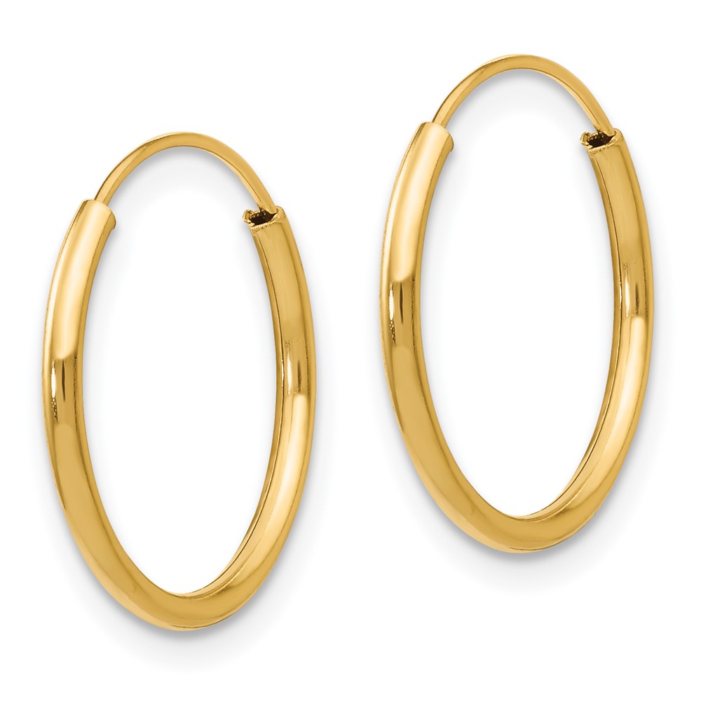 14k Madi K Endless Hoop Earrings (SE186)