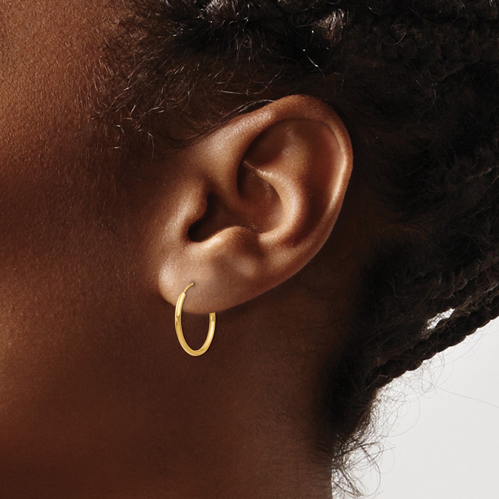 14k Madi K Endless Hoop Earrings (SE186)