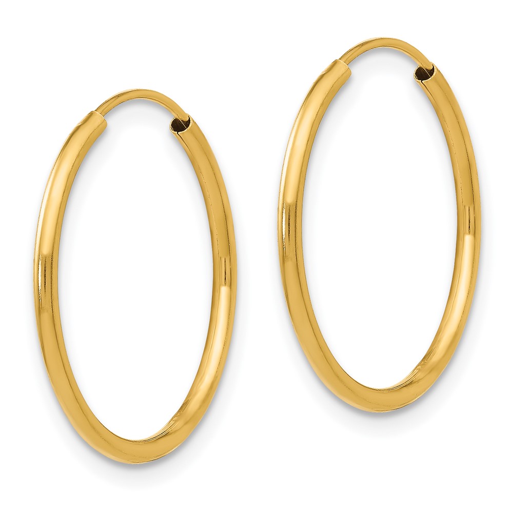 14k Madi K Endless Hoop Earrings (SE187)