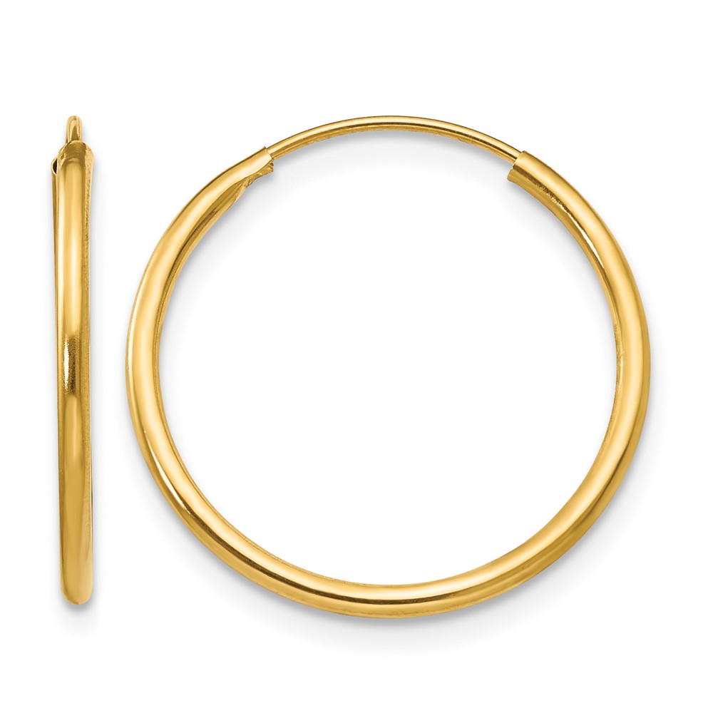 14k Madi K Endless Hoop Earrings (SE187)