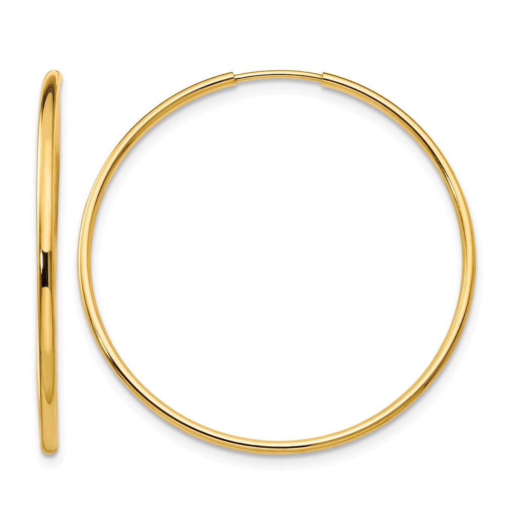 14k Madi K Endless Hoop Earrings (SE188)