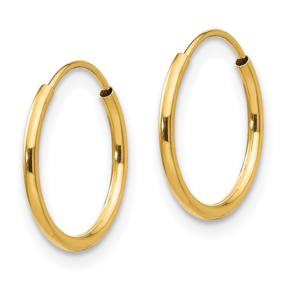 14k Madi K Endless Hoop Earrings (SE194)