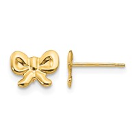 14K Madi K Bow Post Earrings view 1