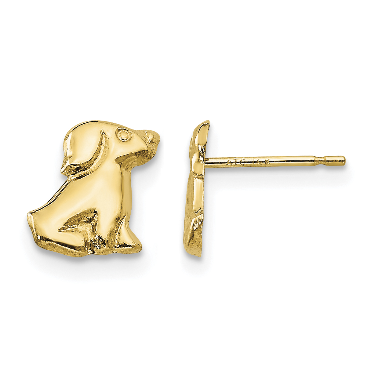 14k Madi K Dog Post Earrings (SE2054)