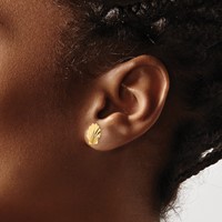 14K Madi K Shell Post Earrings view 3
