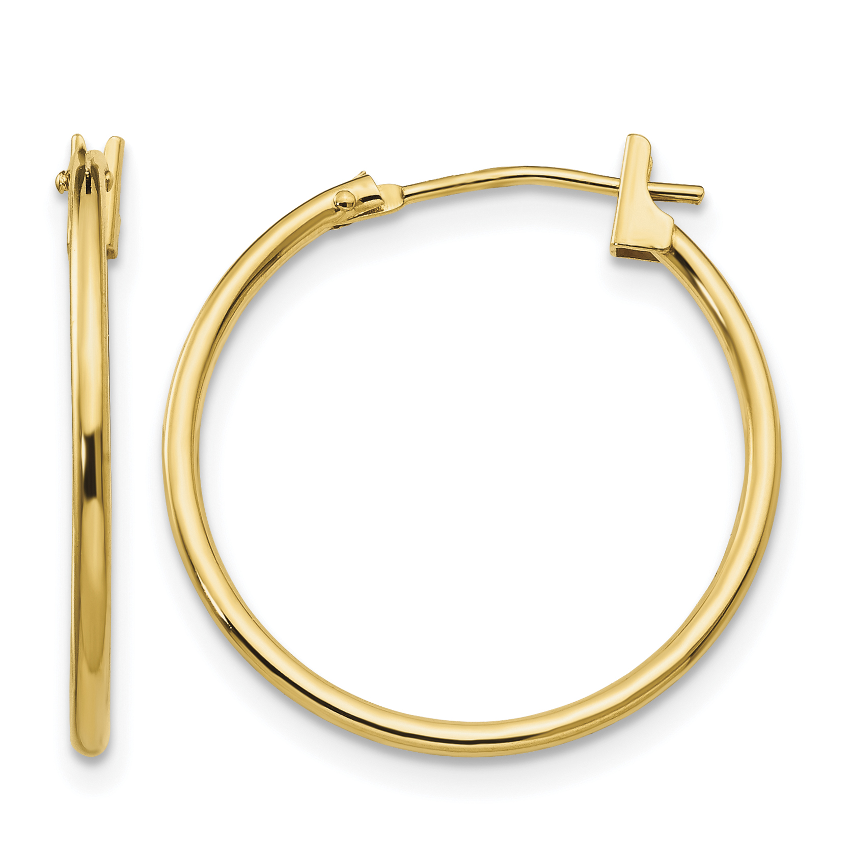 14k Madi K 1mm Hoop Earrings (SE223)