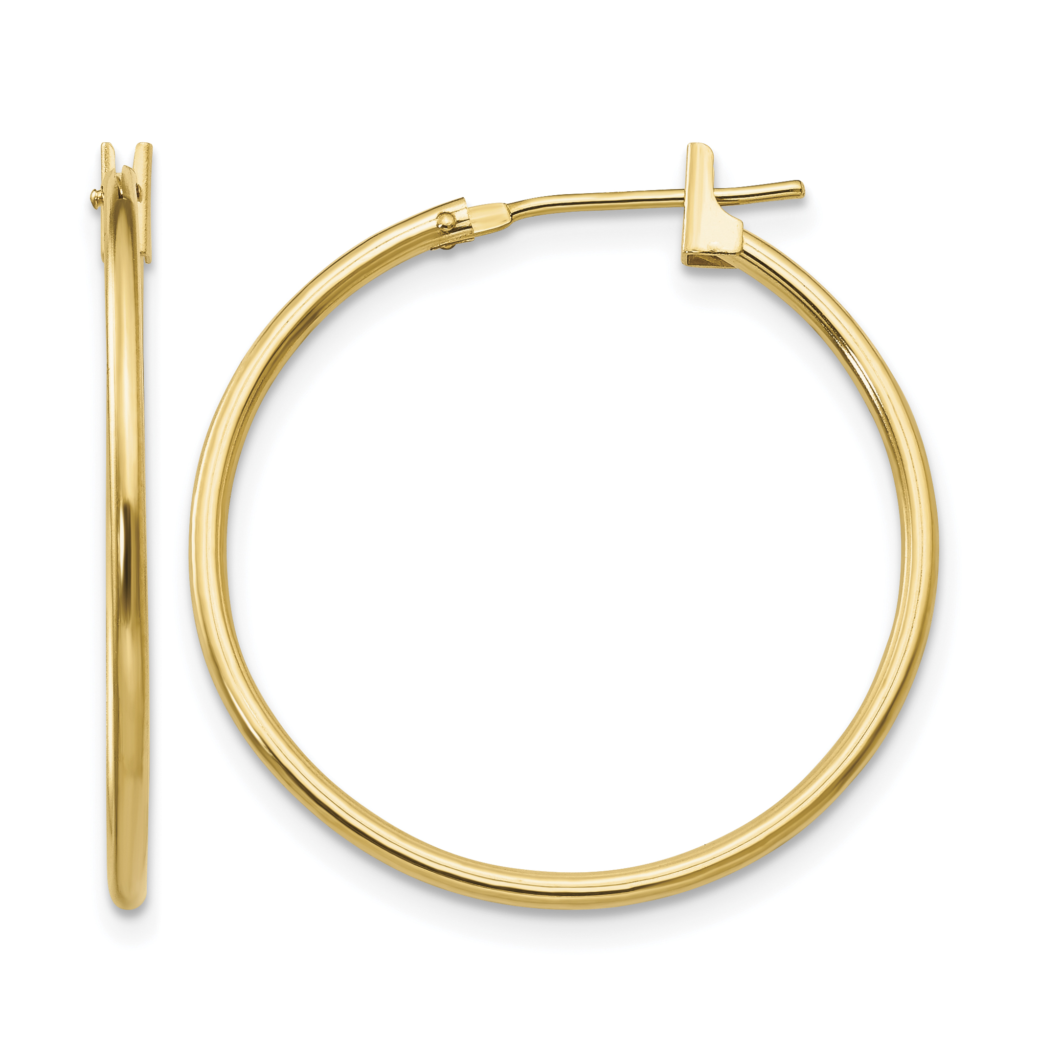 14k Madi K 1mm Hoop Earrings (SE224)