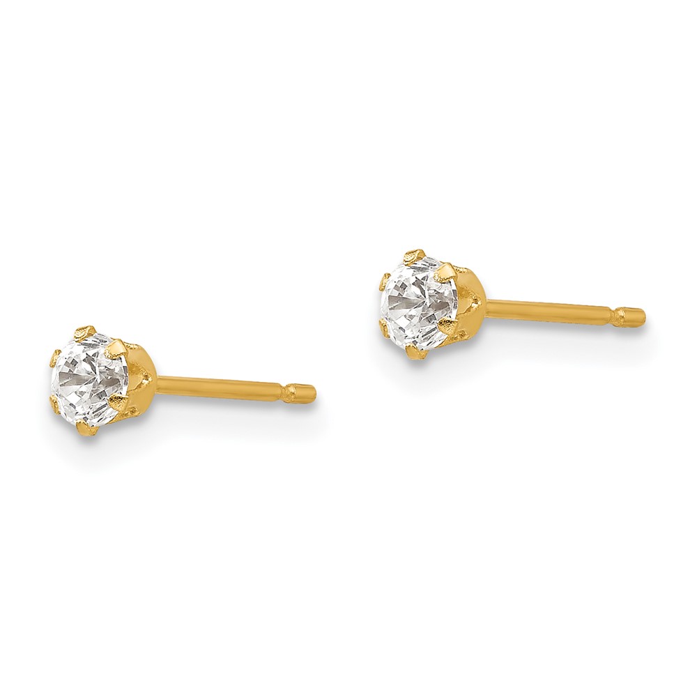 14k Madi K CZ Stud Post Earrings (SE2269)