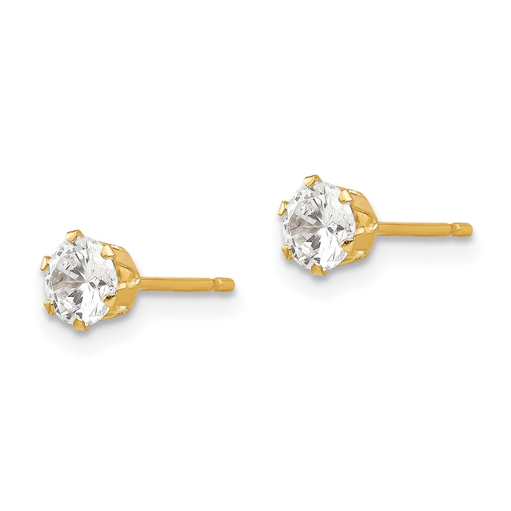 14k Madi K CZ Stud Post Earrings (SE2270)