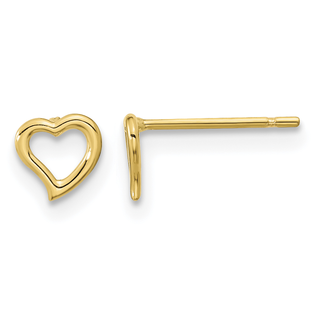 14k Madi K Heart Post Earrings (SE2323)