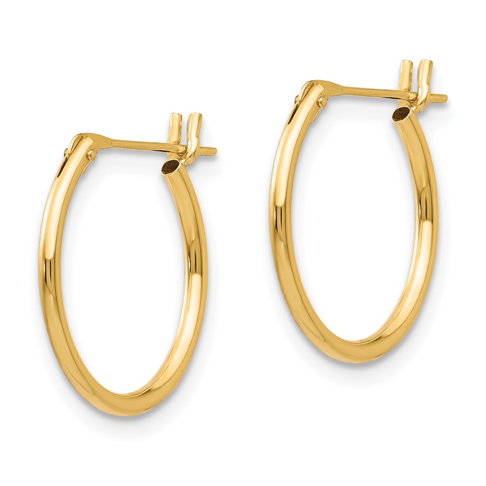 14k Madi K 1.25mm Hoop Earrings (SE234)